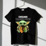 Chicago Blackhawks Baby Yoda Hugging Team 1 T Shirt.jpg