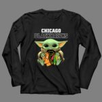 Chicago Blackhawks Baby Yoda Hugging Team 4 Long Sleeves.jpg