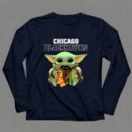 Chicago Blackhawks Baby Yoda Hugging Team 9 Long Sleeves.jpg
