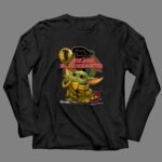 Chicago Blackhawks Baby Yoda with Balloon 4 Long Sleeves.jpg