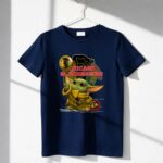 Chicago Blackhawks Baby Yoda with Balloon 6 T Shirt.jpg