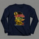 Chicago Blackhawks Baby Yoda with Balloon 9 Long Sleeves.jpg