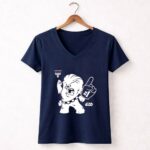 Chicago Bulls Star Wars Chewie 1 9 Womens V Neck.jpg