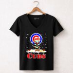 Chicago Cubs Boba Fett Star Wars Christmas 5 Womens V Neck.jpg