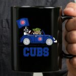 Chicago Cubs Darth Vader Baby Yoda Driving Star Wars Crossover 3 mug.jpg