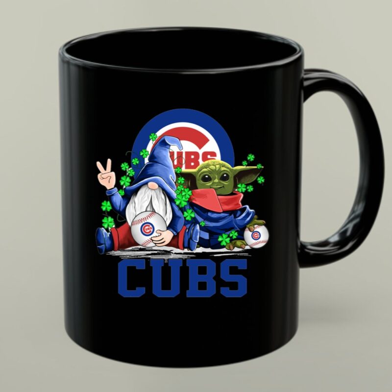 Chicago Cubs Leprechaun Gnome Baby Yoda Baseball Clover 1 mug.jpg
