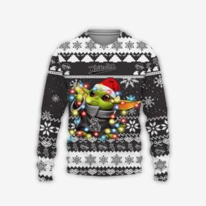 Chicago White Sox Baby Yoda Star Wars Ugly Christmas Sweater 1.jpg