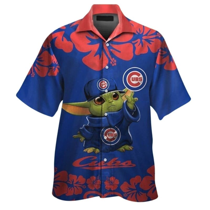 Chicago cubs baby yoda floral tropical hawaiian shirt 1.jpg