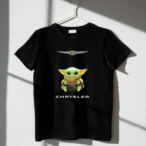 Chrysler Logo Grogu Hugging Pop Culture Icon Baby Yoda 1 T Shirt.jpg
