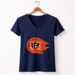 Cincinnati Bengals The Millennium Falcon Star Wars 9 Womens V Neck.jpg