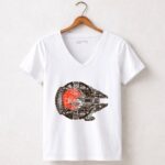 Cleveland Browns The Millennium Falcon Star Wars t 5 Womens V Neck.jpg