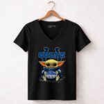 Colts Baby Yoda Football Fan Indianapolis Team 5 Womens V Neck.jpg