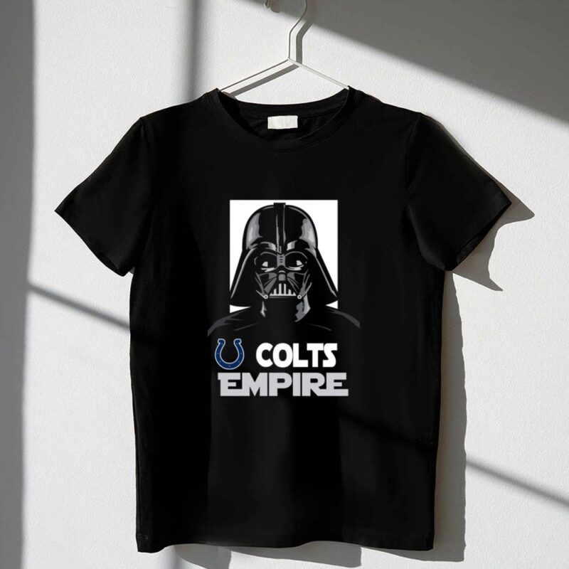 Colts Empire Darth Vader Indianapolis Football Team Star Wars Crossover 1 T Shirt.jpg