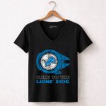 Come To The Lions Side Star Wars X Detroit Lions 5 Womens V Neck 1.jpg