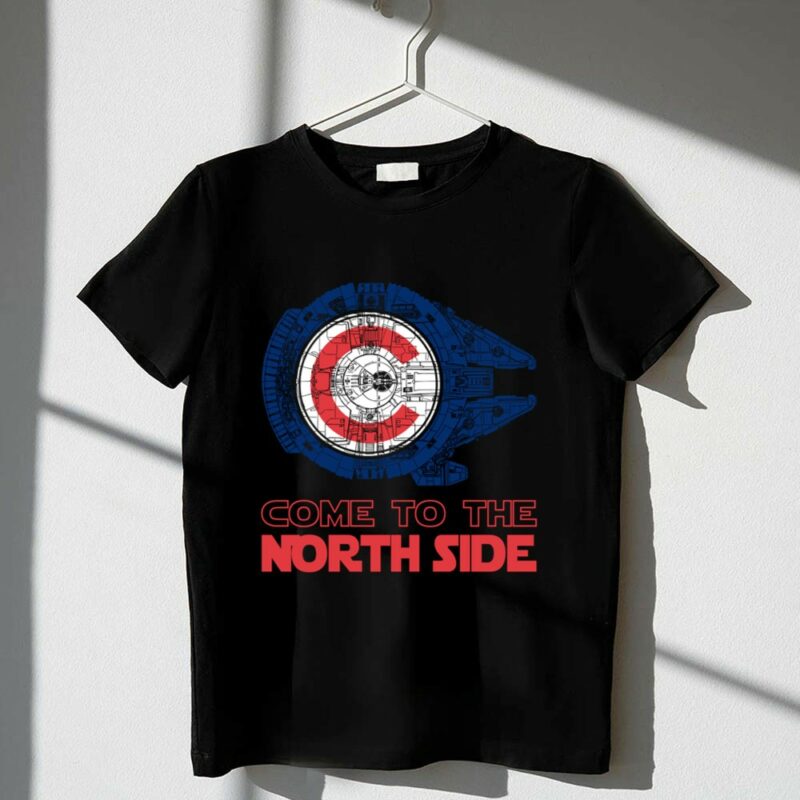 Come To The North Side Star Wars Millennium Falcon Chicago Cubs 1 T Shirt.jpg