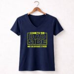 Come-to-the-Dad-Side-We-Have-Bad-Jokes-Star-Wars-Parody-Mens-9-Womens-V-Neck