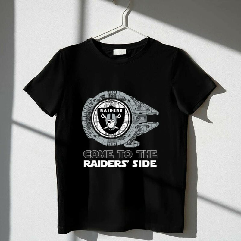 Come to the Las Vegas Raiders Side Star Wars Millennium Falcon 1 T Shirt