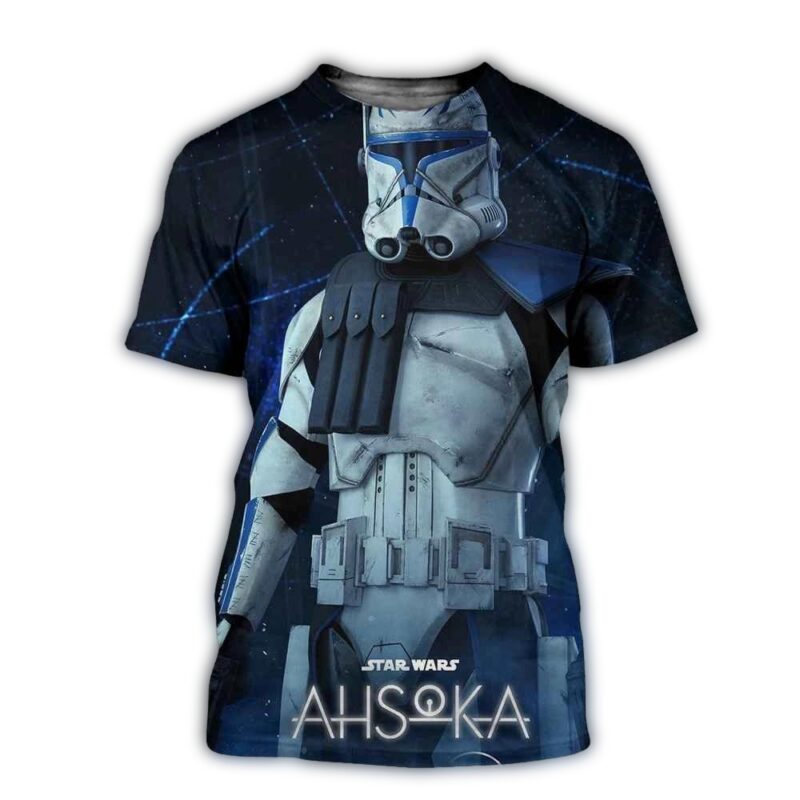 Commander Rex In Ahsoka Star Wars Movie New Streaming In Disney Plus 3D T Shirt.jpg