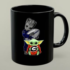 Cowboys Football Groot And Baby Yoda Bulldogs Fan 1 mug.jpg