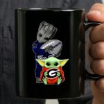 Cowboys Football Groot And Baby Yoda Bulldogs Fan 3 mug.jpg