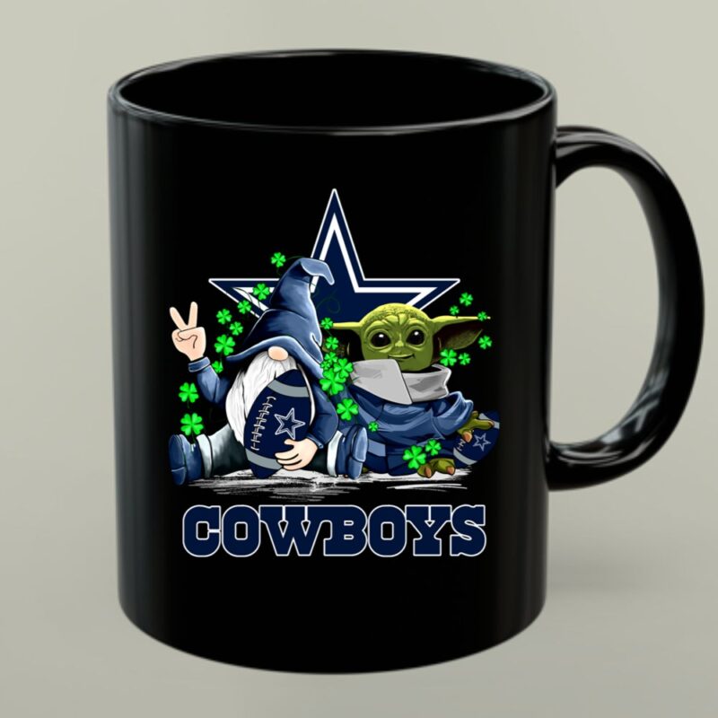 Cowboys Gnome Baby Yoda Shamrocks Dallas Football 1 mug.jpg