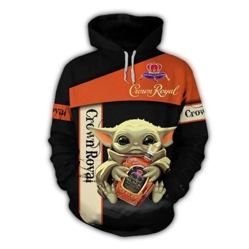 Crow Royal Baby Yoda Star Wars 3D Hoodie 1.jpg
