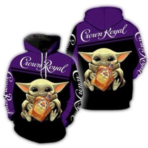 Crown Royal Baby Yoda Star Wars All Over Printed Custom 3D Hoodie 1.jpg