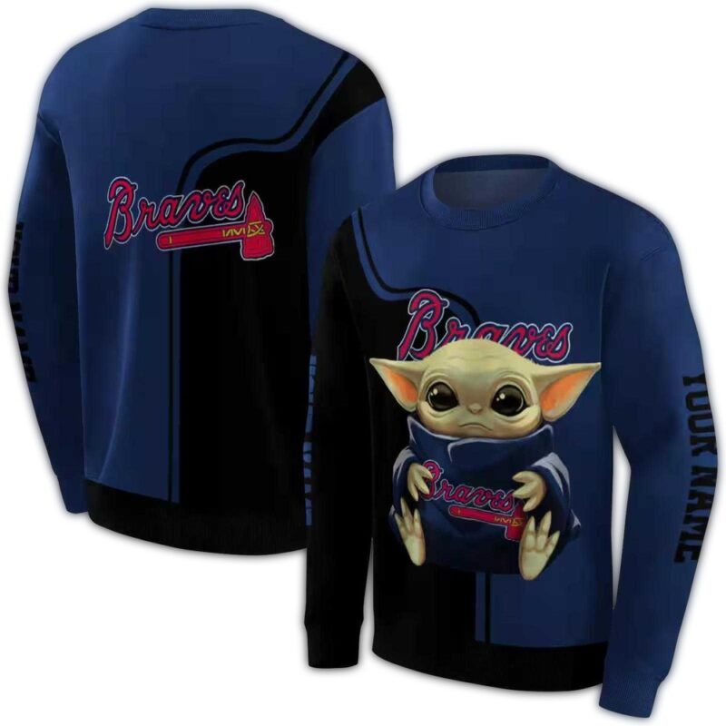 Custom Atlanta Braves Baby Yoda All Over Print Sweatshirt 1.jpg