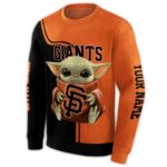 Custom Name San Francisco Giants Baby Yoda All Over Print Sweatshirt 2.jpg