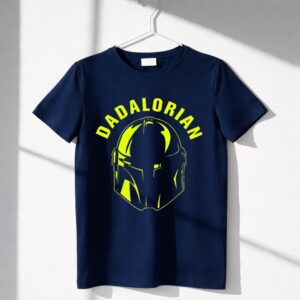 Dadalorian Star Wars Mandalorian Helmet For Dads Shirt