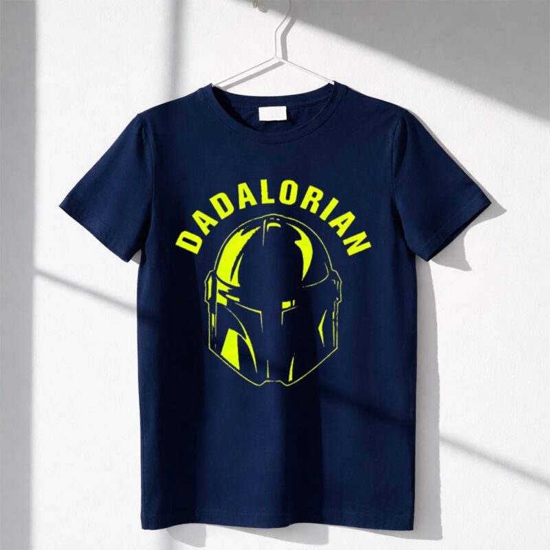 Dadalorian Star Wars Mandalorian Helmet for Dads 1 T Shirt