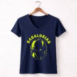 Dadalorian-Star-Wars-Mandalorian-Helmet-for-Dads-9-Womens-V-Neck