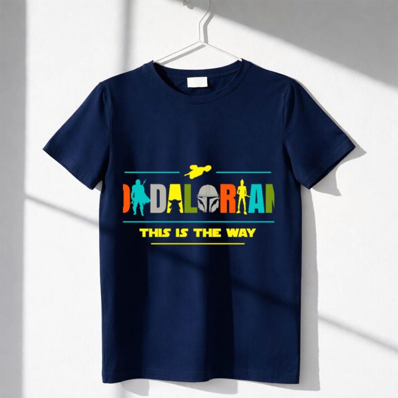 Dadalorian This is the Way Star Wars Mandalorian Yoda 1 T Shirt