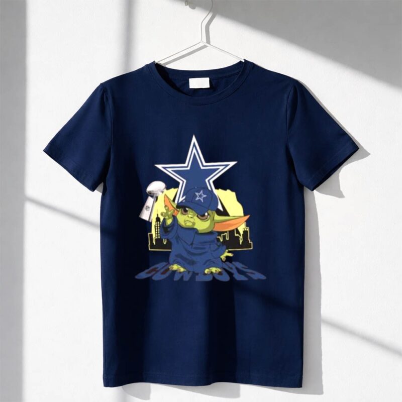 Dallas Cowboys Baby Yoda Super Bowl 1 T Shirt