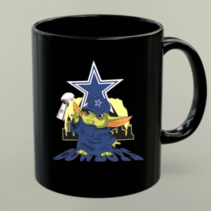 Dallas Cowboys Baby Yoda Super Bowl 1 mug.jpg