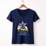 Dallas-Cowboys-Baby-Yoda-Super-Bowl-9-Womens-V-Neck