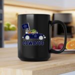 Dallas Cowboys Darth Vader Baby Yoda Driving Star Wars Cowboys Car 2 mug.jpg