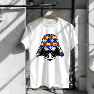 Darth Vader Autism Awareness Face Star Wars Shirt