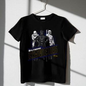 Darth Vader Boba Fett and Stormtroopers Baltimore Ravens 1 T Shirt.jpg