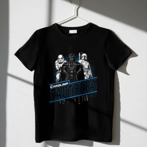 Darth Vader Boba Fett and Stormtroopers Carolina Panthers 1 T Shirt.jpg