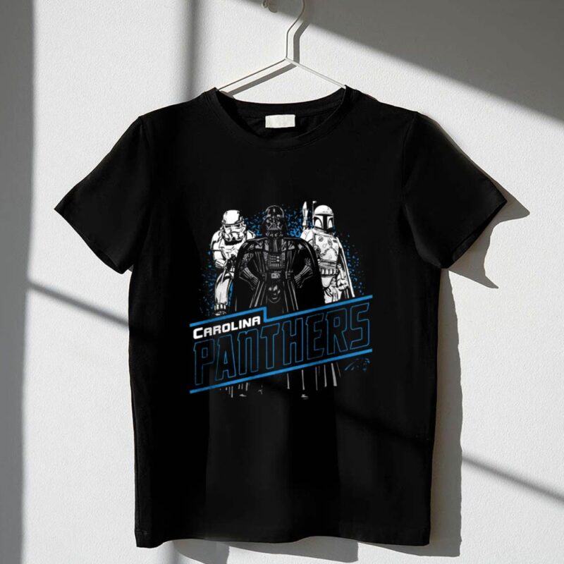 Darth Vader Boba Fett and Stormtroopers Carolina Panthers 1 T Shirt.jpg