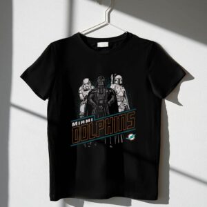 Darth Vader Boba Fett and Stormtroopers Miami Dolphins Star Wars Empire 1 T Shirt.jpg