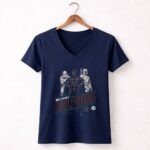 Darth Vader Boba Fett and Stormtroopers Miami Dolphins Star Wars Empire 9 Womens V Neck.jpg