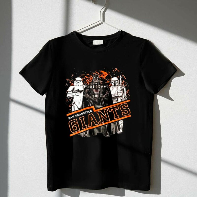 Darth Vader Boba Fett and Stormtroopers San Francisco Giants 1 T Shirt.jpg
