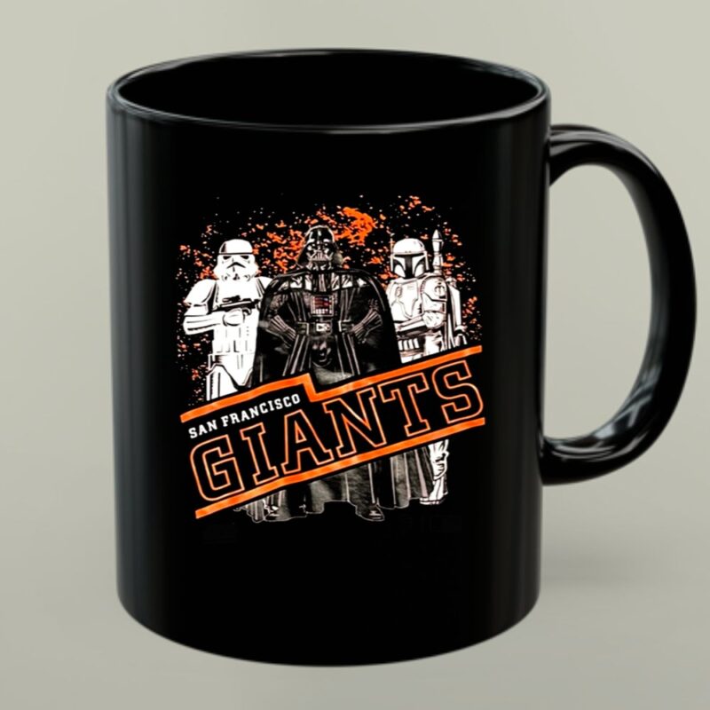 Darth Vader Boba Fett and Stormtroopers San Francisco Giants 1 mug.jpg