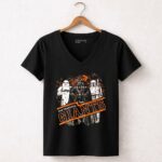 Darth Vader Boba Fett and Stormtroopers San Francisco Giants 5 Womens V Neck.jpg