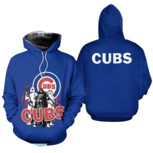 Darth Vader Boba Fett and Stormtroopers Star Wars With Chicago Cubs hoodie 1.jpg