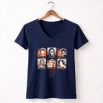 Darth Vader Chewbacca Leia Organa R2D2 San Francisco Giants 9 Womens V Neck.jpg