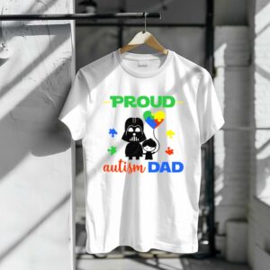 Darth Vader Dad Proud Autism Shirt
