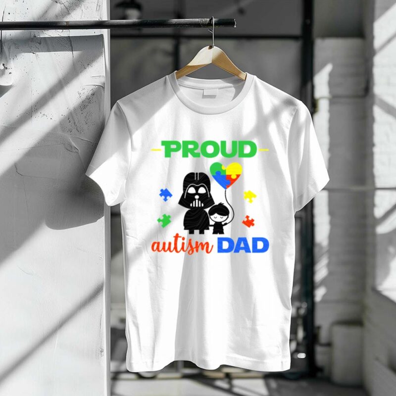 Darth Vader Dad Proud Autism 1 T Shirt